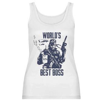 Metal Gear Solid Best Boss Coffee Women Tank Top | Favorety CA