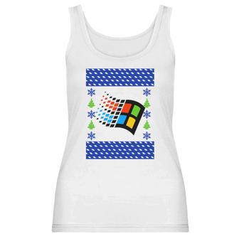 Microsoft 2020 Ugly Christmas Women Tank Top | Favorety AU