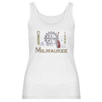 Milwaukee Flag Retro Fade Wisconsin Men Women Kids Women Tank Top | Favorety CA