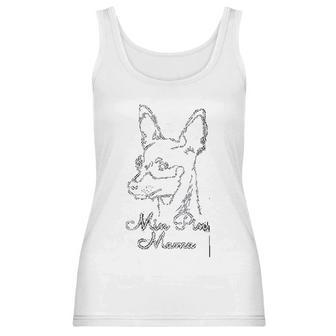 Min Pin Mama Dog Owner Miniature Pinscher Women Tank Top | Favorety DE