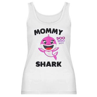 Mommy Shark Gift For Mom Shark Baby Cute Matching Family Women Tank Top | Favorety UK