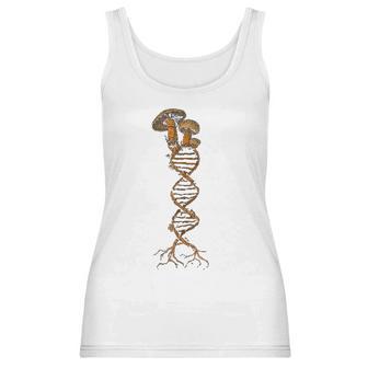 Mushroom Dna Mycology Shroom Hunter Fungi Foraging Mushrooms Women Tank Top | Favorety DE