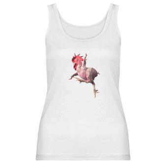 Naked Pink Kungfu Chicken Lover Women Tank Top | Favorety