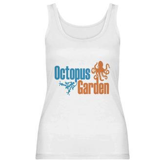 Navy Octopus Garden Womens S Women Tank Top | Favorety CA