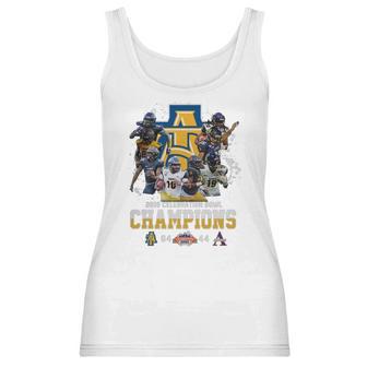 North Carolina A&T Aggies 2019 Celebration Bowl Champions Shirt Women Tank Top | Favorety