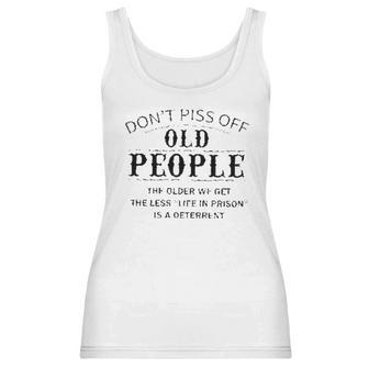 Do Not Old People Attractive Gift 2022 Women Tank Top | Favorety UK