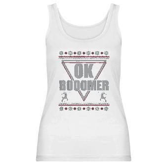 Ok Boomer Christmas Vibe Women Tank Top | Favorety UK