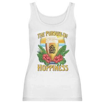 Old Guys Rule Hoppiness Iris Beer Lover Women Tank Top | Favorety