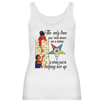 Order Of The Eastern Star Oes Ring Diva Sisters Of Color Men Women T-Shirt Graphic Print Casual Unisex Tee Women Tank Top | Favorety CA