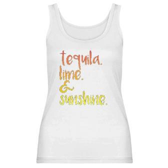 Panoware Funny Graphic Tequila Lime And Sunshine Women Tank Top | Favorety DE