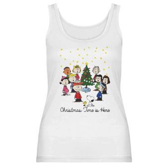 The Peanuts Gang Christmas Time Is Here Women Tank Top | Favorety CA