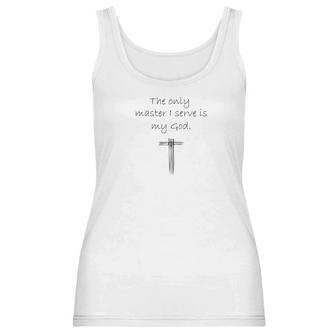 Religion Faith Dove Christian Serve My God Women Tank Top | Favorety UK