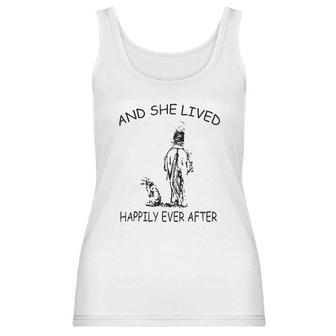 And She Lived Happily Ever After Funny Horse Dogs Women Tank Top | Favorety AU