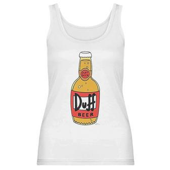 The Simpsons Duff Beer Bottle Women Tank Top | Favorety