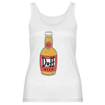 The Simpsons Duff Beer Bottle Women Tank Top | Favorety CA