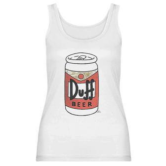 The Simpsons Mens Simpsons Duff Beer Women Tank Top | Favorety