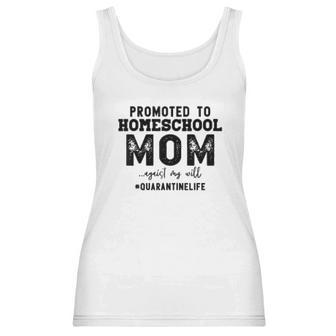 Social Distancing Promoted To Homeschool Mom Women Tank Top | Favorety DE