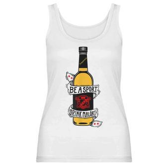 Be A Sport Drink Malort Team Malort Alcohol Liquor Men Women T-Shirt Graphic Print Casual Unisex Tee Women Tank Top | Favorety CA