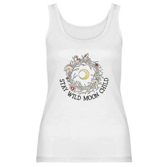 Stay Wild Moon Child And Mushroom Women Tank Top | Favorety CA