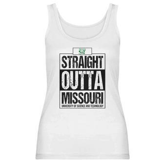 Straight Outta Missouri University Of Science And Technology Funny Gift Women Tank Top | Favorety