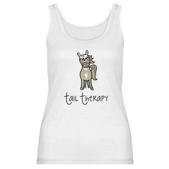 Tailtherapy Signature Horse Women Tank Top | Favorety