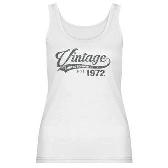 Vintage 1972 49 Years Old Bday 49Th Birthday Gift Men Women Women Tank Top | Favorety DE