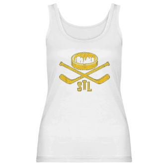 Vintage St Louis Missouri Skyline Style Hockey Retro Women Tank Top | Favorety AU