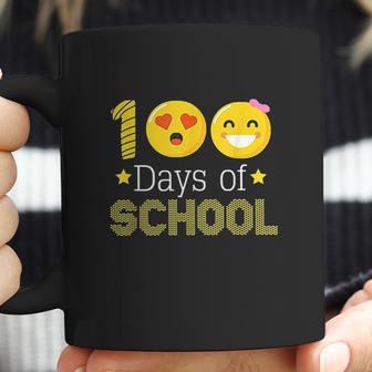 100Th Days Of School Kindergarten Teacher Emoji Coffee Mug | Favorety UK