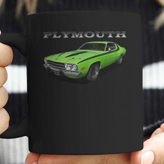 1973 Plymouth Road Runner Green Coffee Mug | Favorety UK