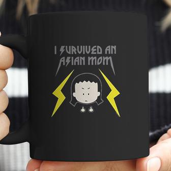 Angry Little Asian Girl I Survived An Asian Mom Coffee Mug | Favorety CA