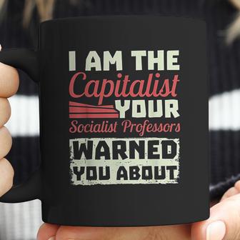 Anti Socialism Capitalism College Student The Capitalist Funny Coffee Mug | Favorety UK