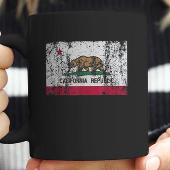 California Flag Republic Vintage Retro Official Bear Coffee Mug | Favorety CA