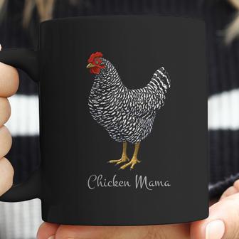 Chicken Mama Black Barred Plymouth Rock Hen Mom Bird Lovers Coffee Mug | Favorety