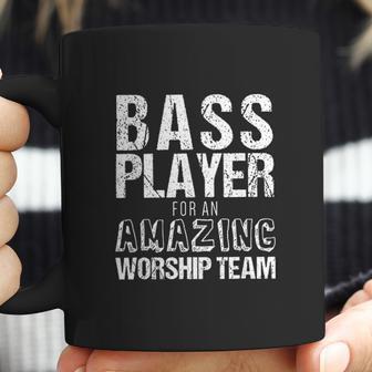 Christian Bass Guitar Bass Player Amazing Worship Coffee Mug | Favorety