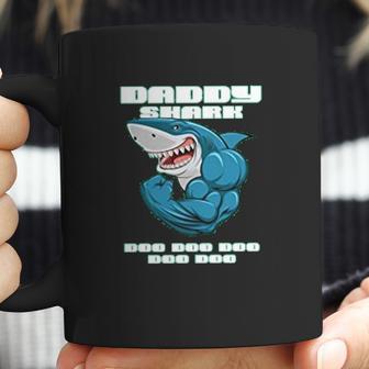 Daddy Shark Doo Doo Fathers Day Funny Gift Coffee Mug | Favorety