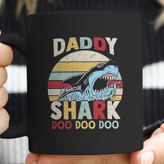 Daddy Shark Family Time Dad Birthday Gifts Coffee Mug | Favorety AU