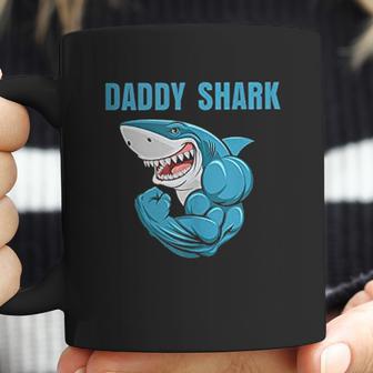 Daddy Shark Funny Gym Coffee Mug | Favorety