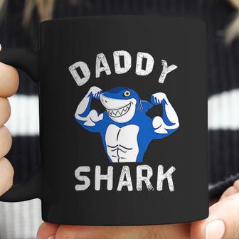 Daddy Shark Gym Lover Dad Birthday Gifts Coffee Mug | Favorety CA