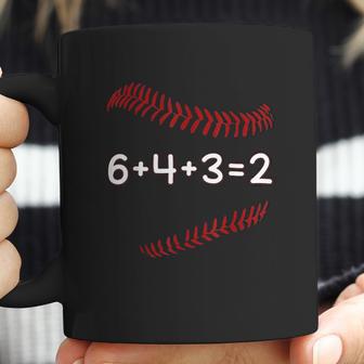 Funny Baseball Gift 6 4 3 2 Baseball Double Play Coffee Mug | Favorety AU