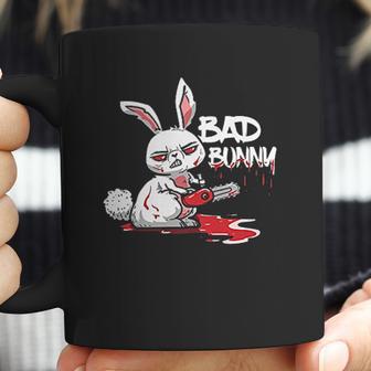 Funny Horror Rabbit Halloween Gift Evil Bad Bunny Coffee Mug | Favorety