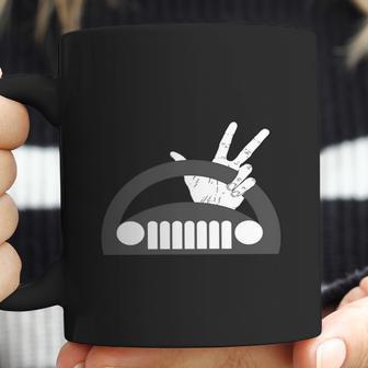 Funny The Jeep Wave T-Shirt Coffee Mug | Favorety AU