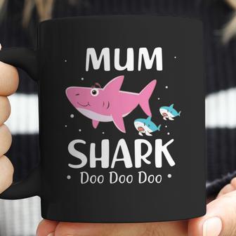 Funny Mum Pink Shark Doo Doo Doo Coffee Mug | Favorety DE