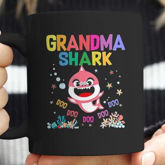 Grandma Shark Funny Mothers Day Cute Gift For Mother Coffee Mug | Favorety UK