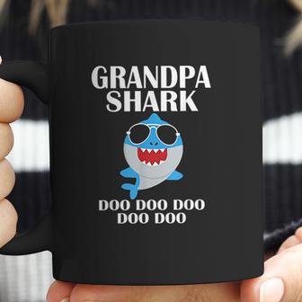 Grandpa Shark Doo Doo Fathers Day Grandpa Christmas Coffee Mug | Favorety AU