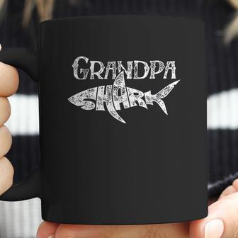 Grandpa Shark Family Matching Men Jawsome Gifts Coffee Mug | Favorety AU