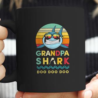 Grandpa Shark Gift For Grandfather Coffee Mug | Favorety