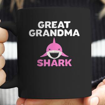 Great Grandma Shark Cute Grandmother Grandparent Gift Coffee Mug | Favorety CA