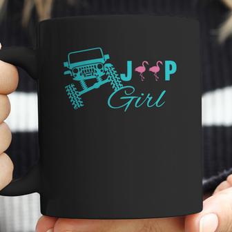 Jeep Girl Flamingo Coffee Mug | Favorety AU