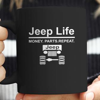 Jeep Life Money Parts Repeat Coffee Mug | Favorety AU