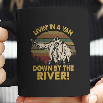 Living In A Van Down By The River Vintage Coffee Mug | Favorety CA